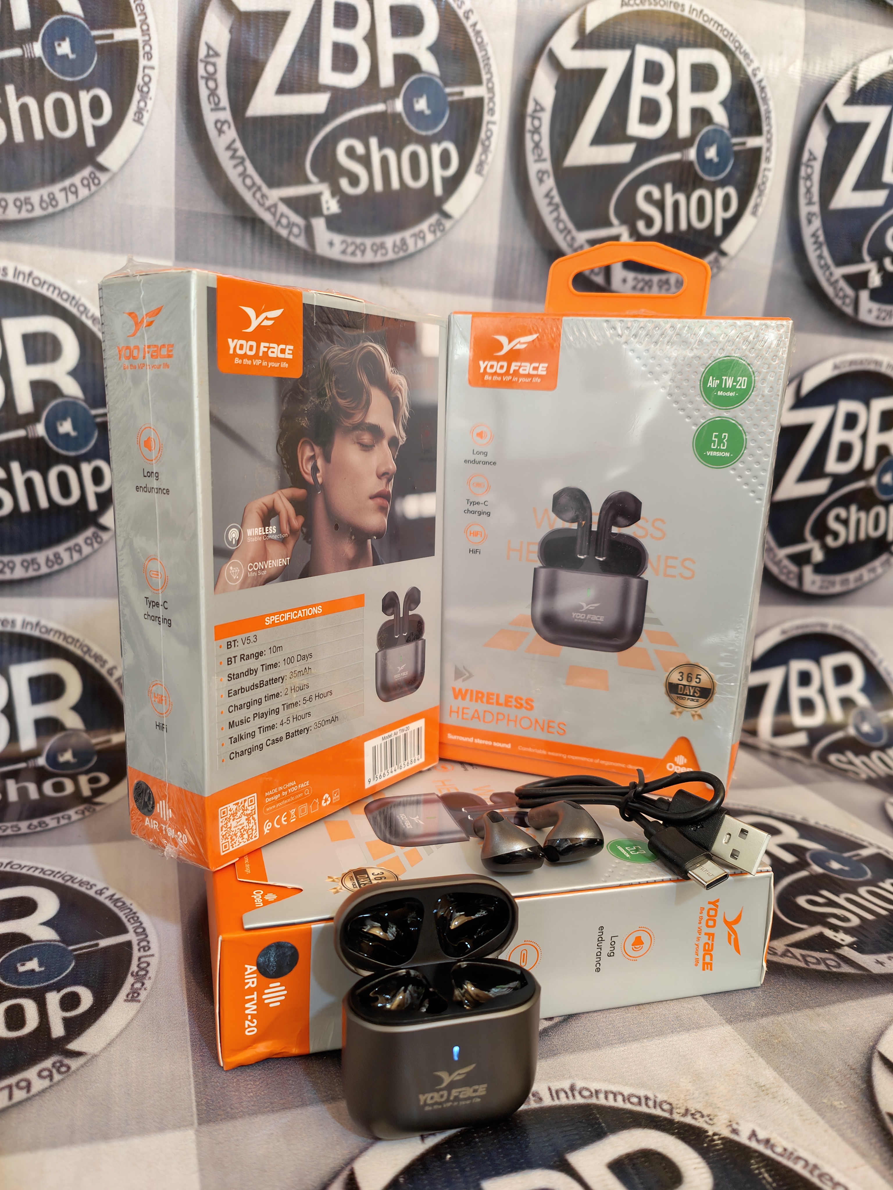 Bluetooth Yoo Face Air TW-20